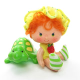 First Issue Apple Dumplin Strawberry Shortcake doll with Tea Time Turtle pet