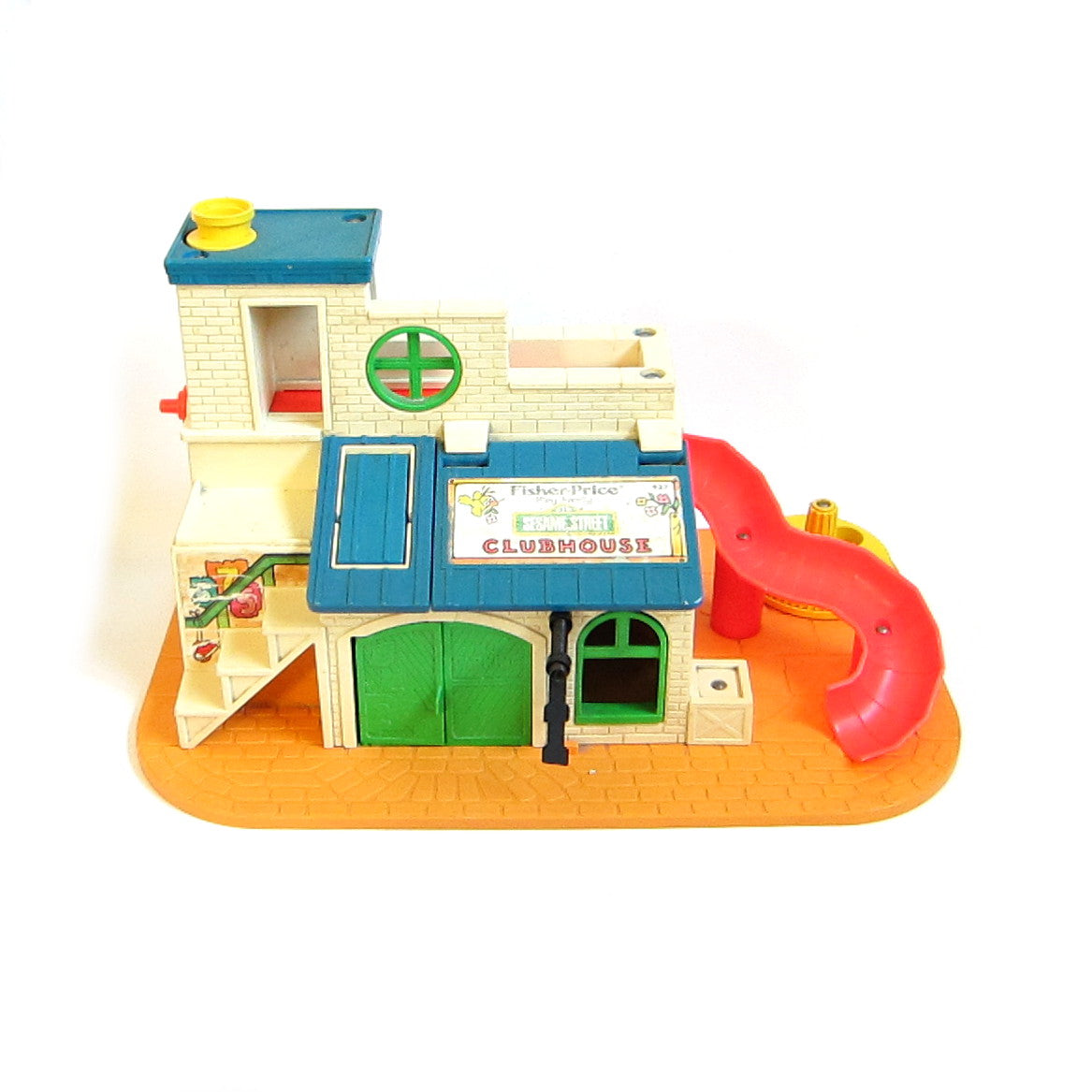 Vintage Fisher-Price Play Family Sesame Street Clubhouse