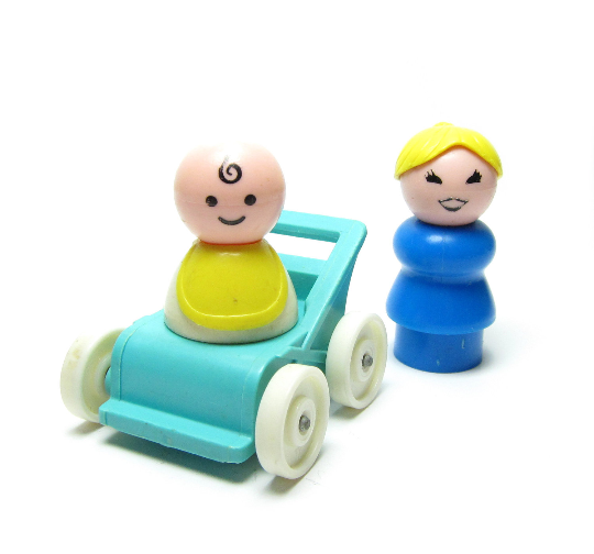 fisher price baby stroller Mom & Baby Fisher-Price Little People Play Family Figures