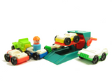 Fisher-Price Play Family Little People cars, trucks, and mechanic lift