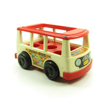 Vintage 1969 Fisher-Price mini-bus Little People toy