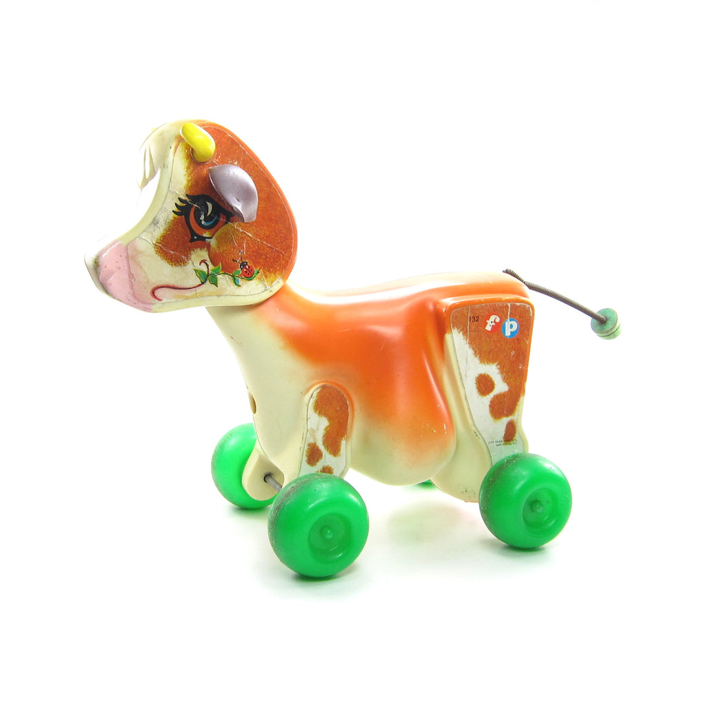 Molly Moo Cow Pull Toy Vintage 1972 Fisher-Price