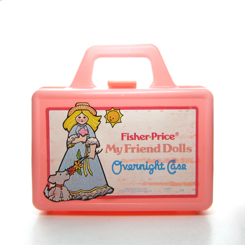 Overnight Case for My Friend Dolls #234 Vintage Fisher-Price Toy