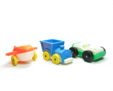 Vintage Fisher-Price Little People airplane, train and car