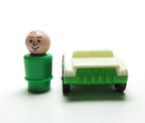 Play Family Little People toy with car