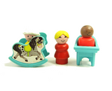 Rocking horse and high chair for Fisher-Price Little People
