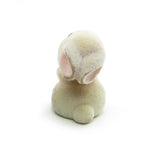 Vintage Merry Miniatures flocked bunny rabbit figurine