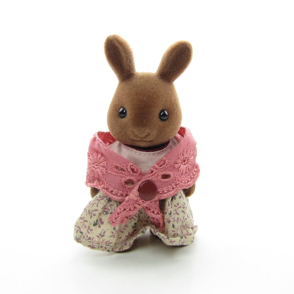 Flora Wildwood Brown Rabbit Vintage Sylvanian Families Grandmother