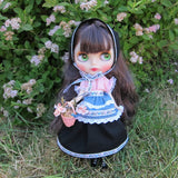 Handmade traditional folk dress for Blythe