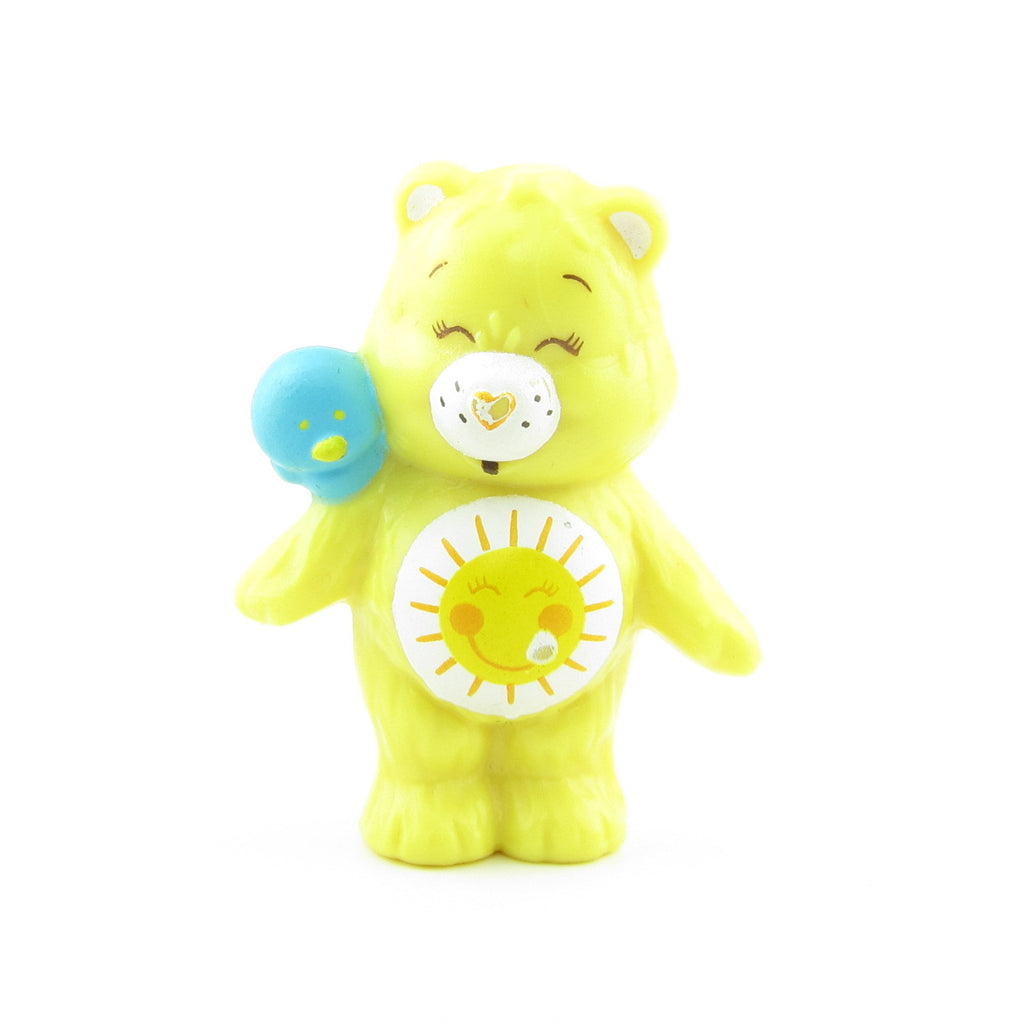 Funshine Bear Talking with a Friendly Bluebird Care Bears Miniature