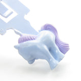 Chip in plastic on back of Blue Belle My Little Pony bookmark