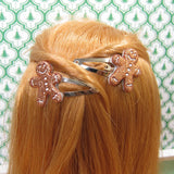 Gingerbread boy barrettes for Blythe dolls