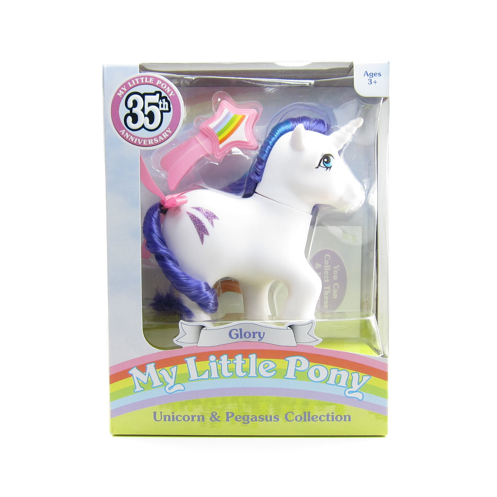 Glory 35th Anniversary My Little Pony Unicorn 2018 Classic Reissue Toy