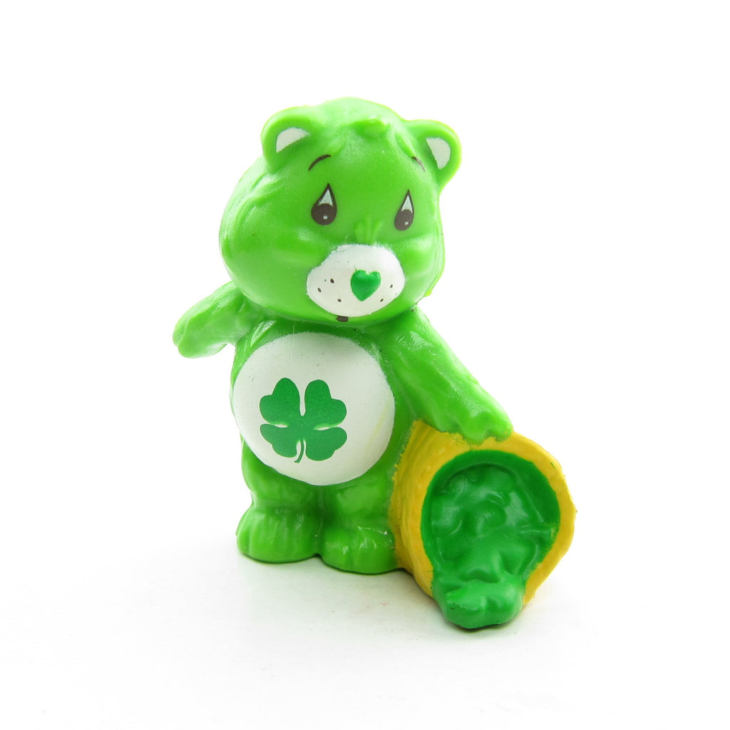 Good Luck Bear Pouring Four Leaf Clovers Care Bears Miniature Figurine