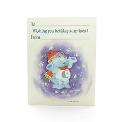 Bedtime Bear Gift Tag Care Bears Christmas Present Label