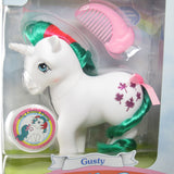 Gusty classic reissue unicorn with pink ribbon and comb
