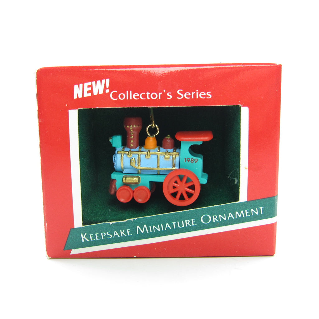 Locomotive Vintage Hallmark Noel R.R. 1989 Miniature Keepsake Ornament #1