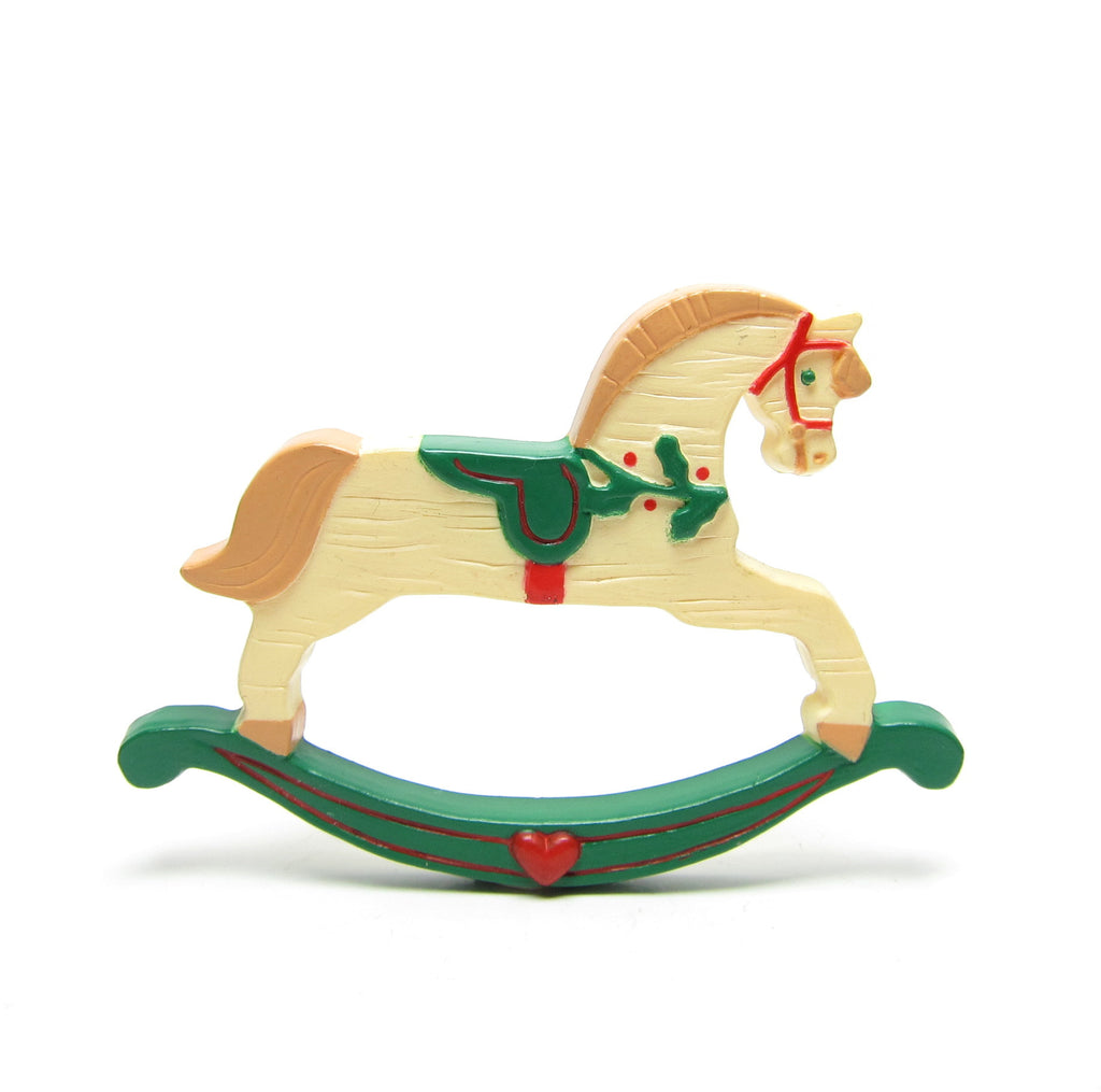 Rocking Horse Pin Vintage 1989 Hallmark Christmas Lapel