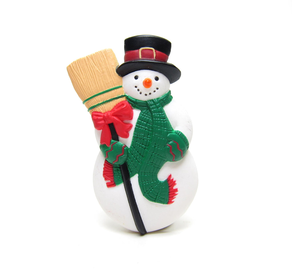 Hallmark Snowman Pin Vintage Holiday Christmas Lapel