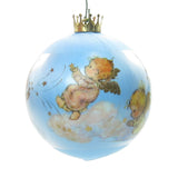 Angels on Hallmark A Christmas Prayer satin ball ornament