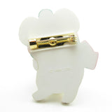 Hallmark mouse pin with gold jingle bell