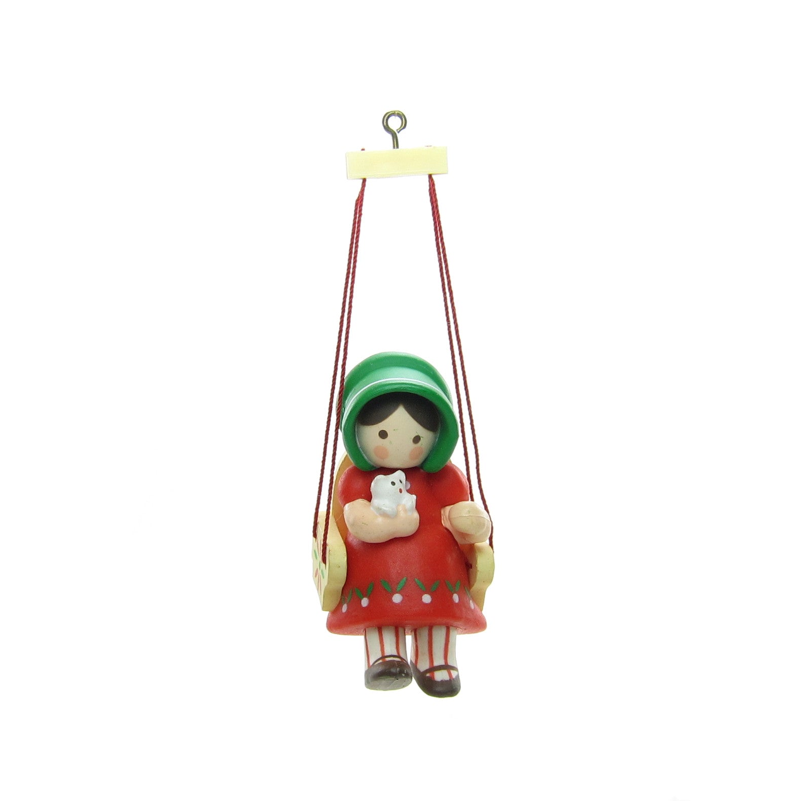 Christmas is for Children Hallmark ornament with girl in swing
