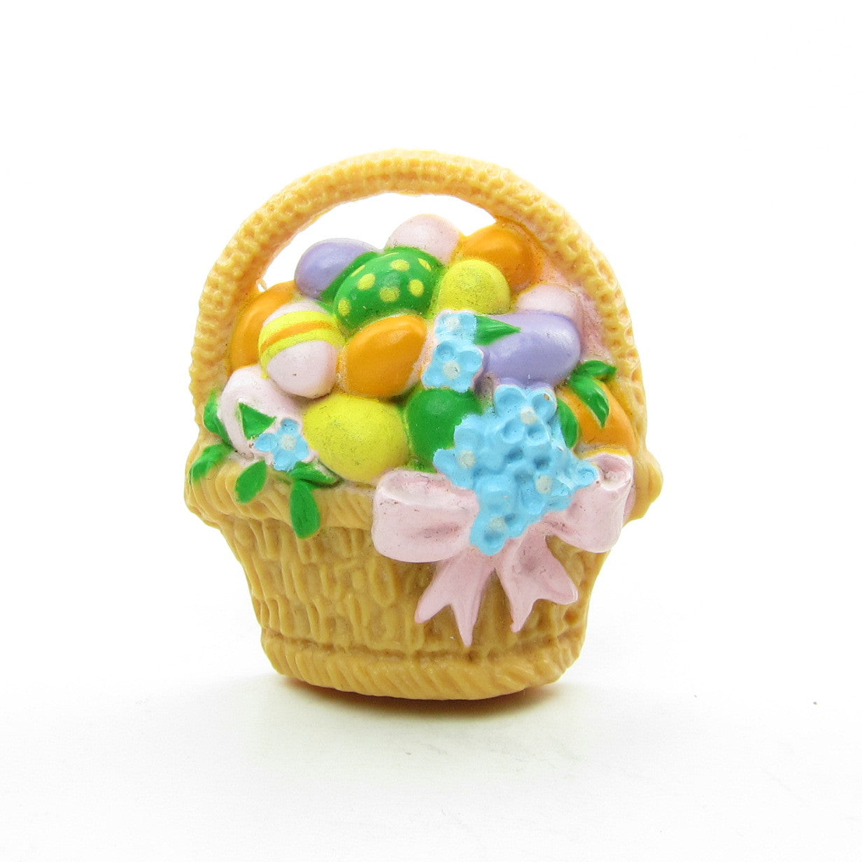 Easter basket with eggs Hallmark Cards vintage lapel pin