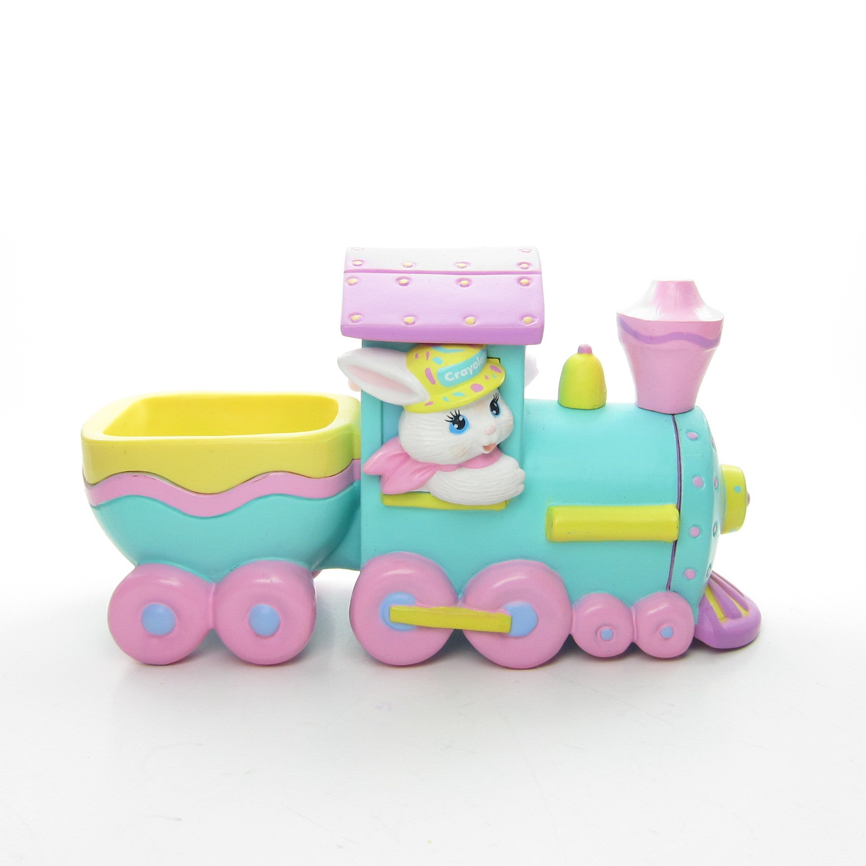 Crayola Bunny Hallmark Easter Eggspress train figurine