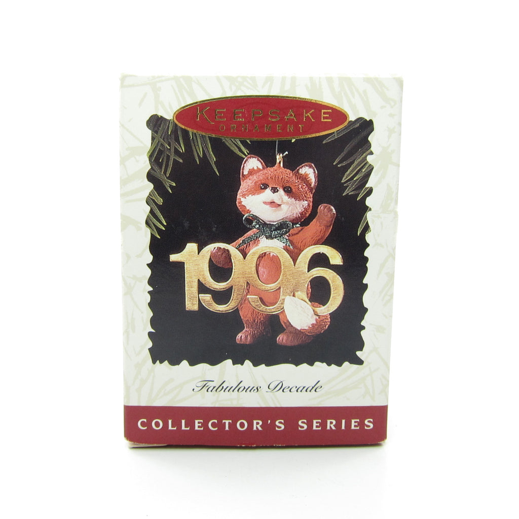 1996 Fabulous Decade #7 Fox Hallmark Keepsake Ornament