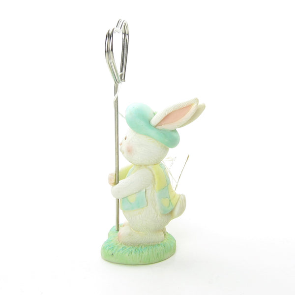 Bunny Rabbit Photo Holder Hallmark Keepsake Figurine | Brown Eyed Rose
