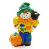 Hallmark scarecrow lapel pin with pumpkin and crow