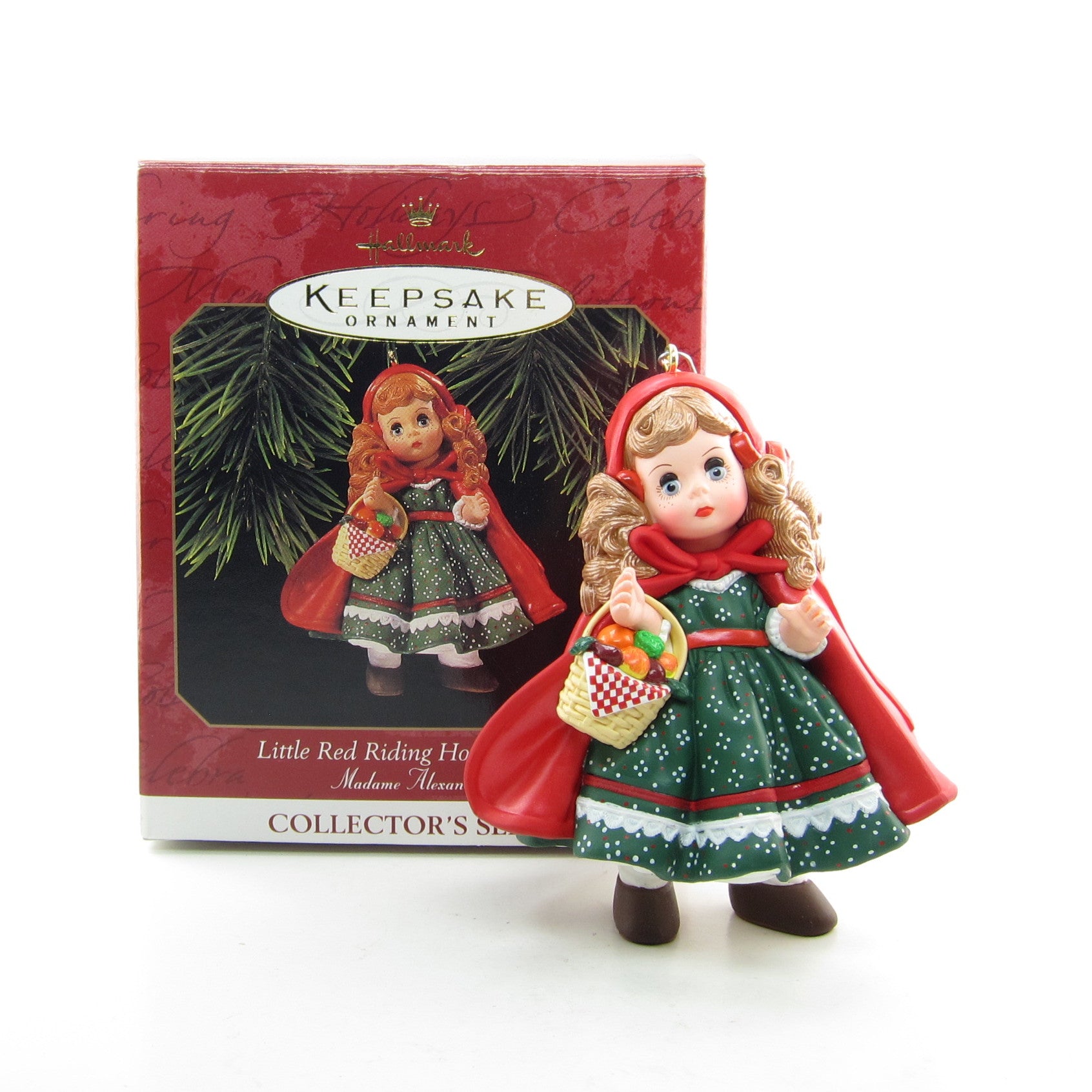 Little Red Riding Hood Madame Alexander doll ornament from 1997