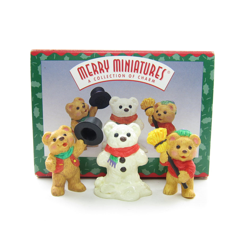 Hallmark Snowbear Season 1997 Merry Miniatures Figurines