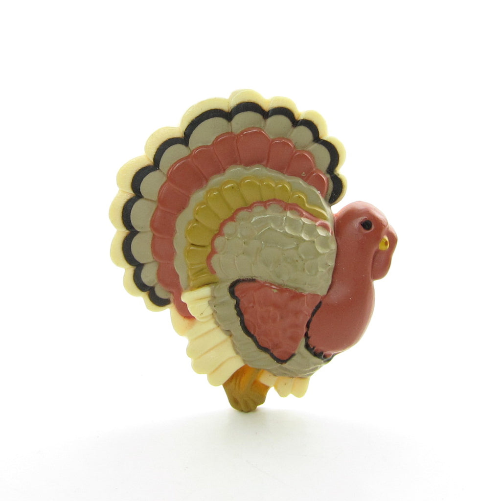 Turkey Pin Hallmark Vintage Thanksgiving Lapel