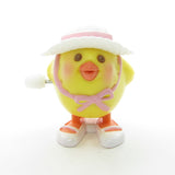 Easter wind-up chick in straw hat Hallmark toy