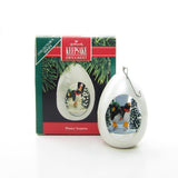 Hallmark Winter Surprise #2 penguins ice skating ornament