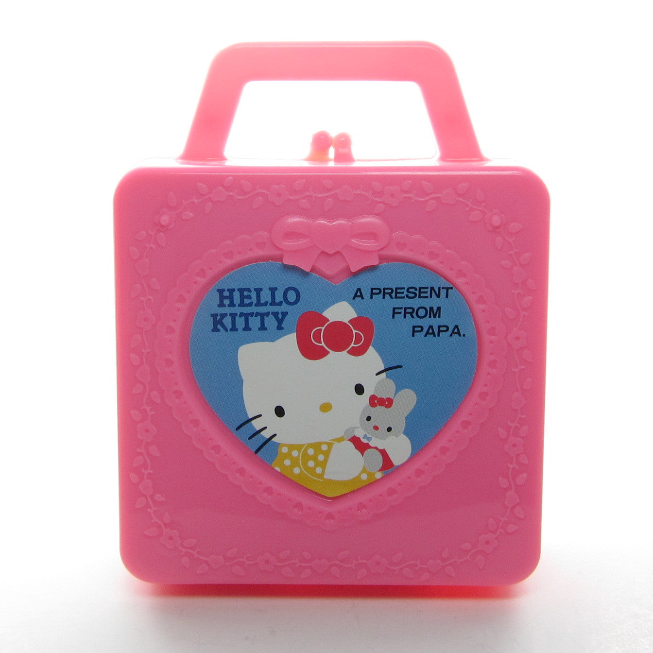 Hello Kitty Travel Playset Purse Vintage 1988 Miniature Bedroom