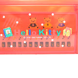 Vintage 1992 Hello Kitty pencil box case with sharpener, miniature piano