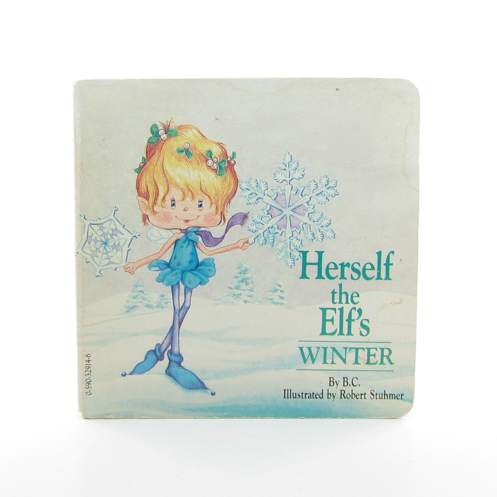 Herself the Elf's Winter Vintage 1983 Children's Board Book with Flaps