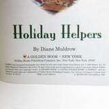 Barbie Holiday Helpers vintage 1988 Little Golden Book