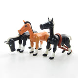 Fisher-Price Western Town brown and black horses