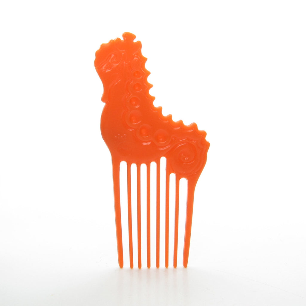 Orange Seahorse Comb or Hair Pick from Island Fun Skipper Doll