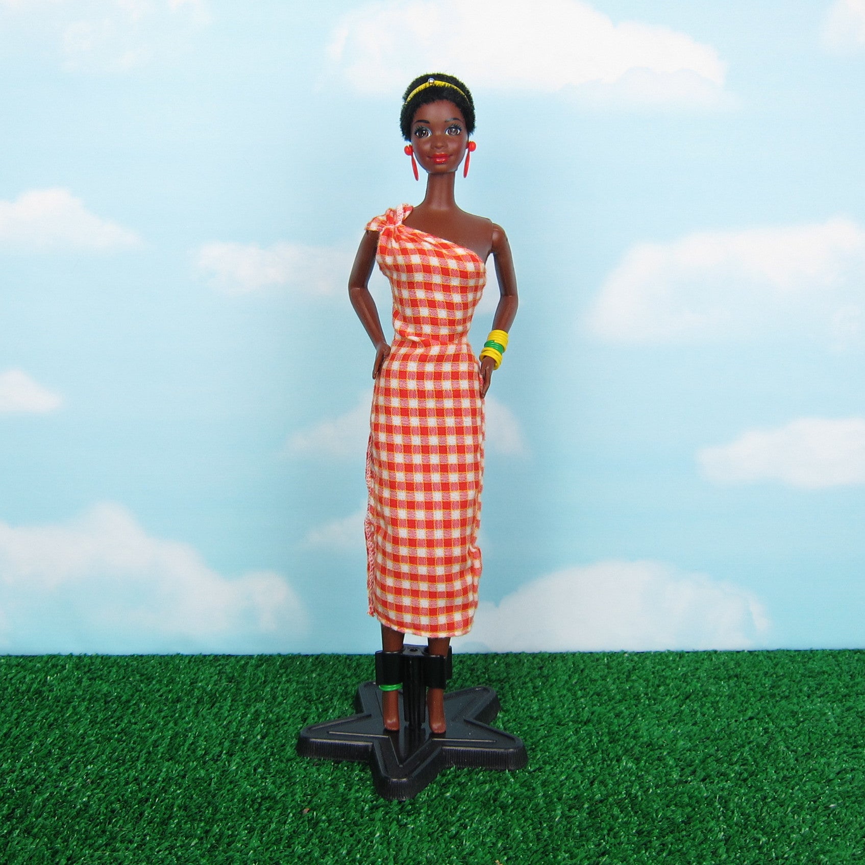 Kenyan Barbie Doll Vintage 1993 Dolls of the World #11181 | Brown Eyed Rose