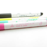 Little Twin Stars markers  - pink, sea green, yellow, black