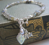 Labradorite Bracelet with Sterling Silver Clasp