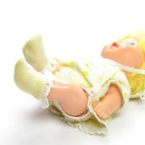 Lemon Meringue Berry Baby doll booties & diaper