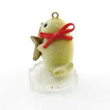 Flocked Little Seal Frosty Friends ornament with yellowed flocking