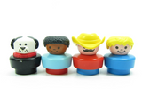 Vintage 1990 Fisher-Price Chunky Little People toys