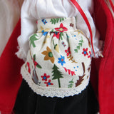 Little Red Riding Hood apron with blouse and skirt