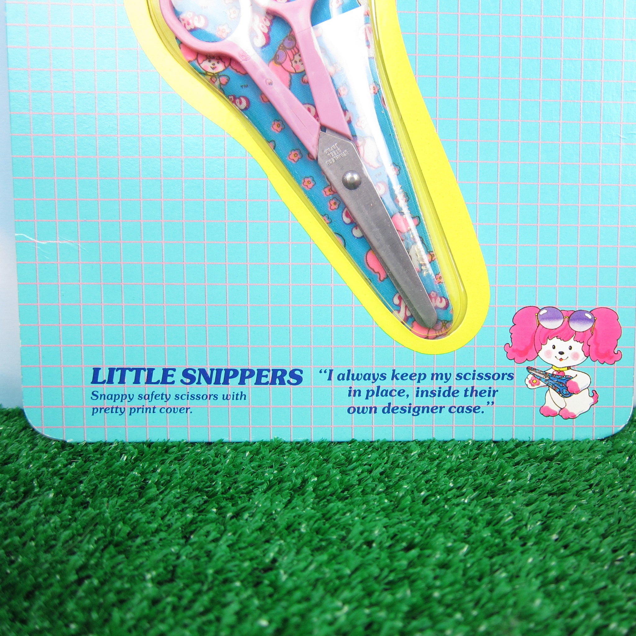 Poochie Little Snippers Safety Scissors with Cover or Case MOC